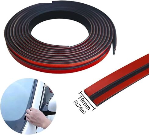 14/19mm Car Strip Auto Window Edge Windshield Rubber Seals Universal Roof Windshield Protector Seal Cars Sealing Accessories(19mmx4m) in Saudi Arabia