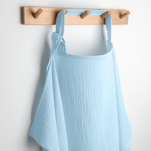 Comfy Cubs Muslin Nursing Cover - 100% Muslin Breastfeeding Cover for Moms - Soft & Breathable Baby Nursing Scarf with Adjustable Neck Strap - Portable, Lightweight & Privacy Coverage - Sand in Saudi Arabia