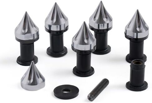 برتقالي 6pcs الدراجات النارية براغي الزجاج الأمامي العالمي مقاطع الزجاج الأمامي لبراغي سوزوكي GSXR600 GSXR750 1996 1997 1998 1999 GSXR 600 GSXR 750 96 97 99 in Kuwait