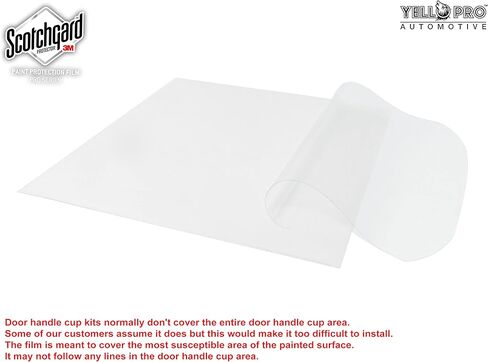 yellopro مخصصة Fit Fit Door Handle Cup 3M Scotchgard Anti Scratch Clear Paint Presetric Cover Cover Self PPF Guard Kit لعام 2021 2022 2023 2024 2025 Toyota Sienna Minivan in Kuwait