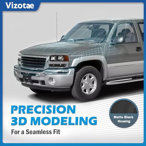 المصابيح الأمامية لـ 1999-2007 GMC Sierra ، لعام 1999-2006 GMC Yukon Halogen بديل ، شعاع مرتفع/منخفض مع المصابيح ، السائق والراكب. in Kuwait