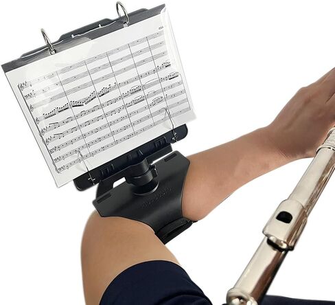 Marching Lyre MB-SB10, Adjustable Marching Band Music Lyre for Snare Drum and Bass Drum with 10 Pages, Holds 20 Sheets of Music in Kuwait