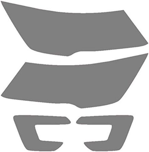 غطاء الصبغة فينيل قبل 2016-2017 Ford Explorer المصابيح الأمامية و Foglights (20 ٪ دخان داكن) in Kuwait