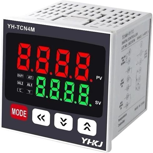 TC4 وحدة التحكم في درجة الحرارة الرقمية عرض ترموستات ذكي عالي الدقة PID ضبط مزدوج الإخراج K 100-240VAC (TC4L-R1TC) in Saudi Arabia