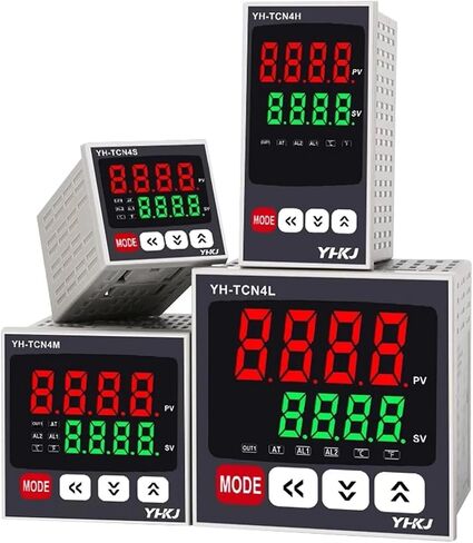 TC4 وحدة التحكم في درجة الحرارة الرقمية عرض ترموستات ذكي عالي الدقة PID ضبط مزدوج الإخراج K 100-240VAC (TC4L-R1TC) in Saudi Arabia