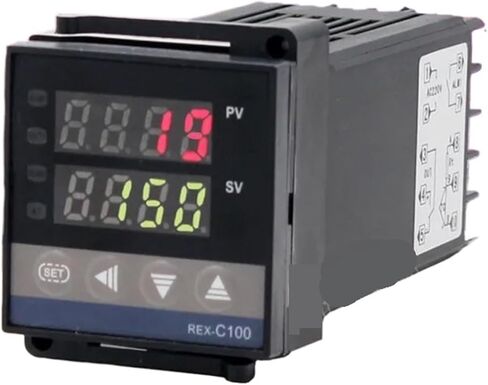 Rex-c100-400-c700-c900 Digital Display Intelligent Temperature Controller Temperature Controller(Army Green) in Saudi Arabia