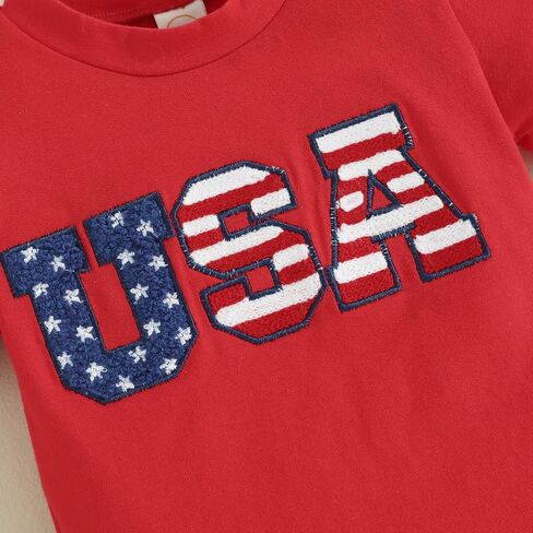 FOMOYUU Baby Boy Summer Flag Shorts Set Clothes for forth of July Outfits Infant Toddler Casual Boy Short Outfits in Saudi Arabia