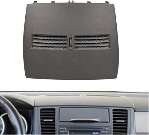 Car Front Top Top Center Dash A/C Air Vent Assolbly متوافق مع Nissan Versa 2007-2012 C11 Tiida 2005-2011 Gray in Kuwait
