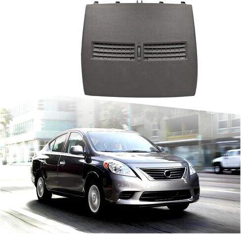 Car Front Top Top Center Dash A/C Air Vent Assolbly متوافق مع Nissan Versa 2007-2012 C11 Tiida 2005-2011 Gray in Kuwait