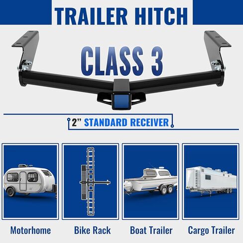 KUAFU Class 3 Trailer Tow Hitch Compatible with 2008-2012 Jeep Liberty 2" Receiver Towing Hitch in Saudi Arabia