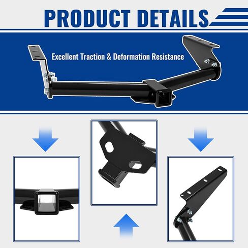 KUAFU Class 3 Trailer Tow Hitch Compatible with 2008-2012 Jeep Liberty 2" Receiver Towing Hitch in Saudi Arabia