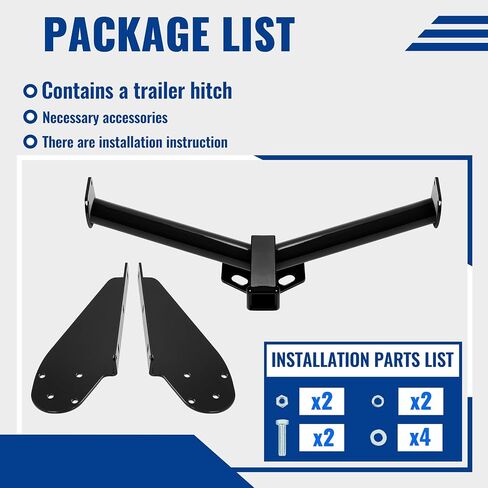 KUAFU Class 3 Trailer Tow Hitch Compatible with 2008-2012 Jeep Liberty 2" Receiver Towing Hitch in Saudi Arabia
