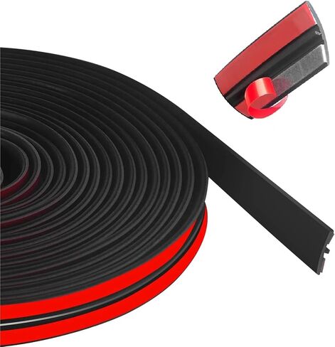 Car Sunroof Sealing Strip T-Shaped Panoramic Sunroof Front Windshield Waterproof Strip Car Roof Waterproof Rubber Strip Fittings(14mmX8m) in Kuwait