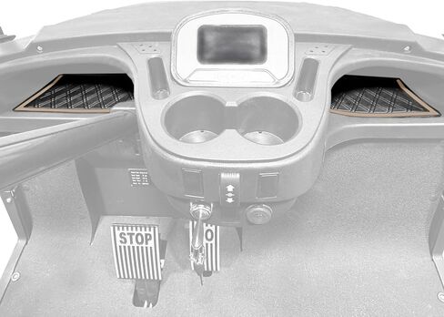 Xtreme Mats Dash Mats and Golf Cart Cubby Inserts compatible with ICON/Advanced EV - GREY Trim - Surface Protection for Golf Car Dash Areas in Saudi Arabia