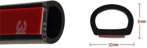 315 "صغير د 8 متير الباب ختم مطاط الختم Weather Strip Hollow Car Motor in Saudi Arabia