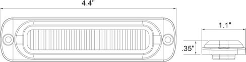 منتجات المشترين 8892102 4.5 "أفقي مزدوج LED LED LIGH in Saudi Arabia