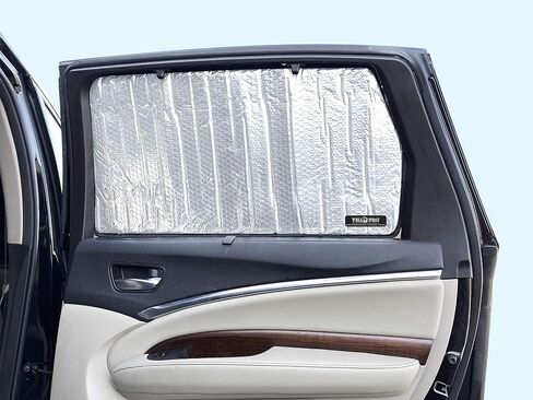 Side Window Front Seat Reflective Sunshade Custom Fit for 2014 2015 2016 2017 2018 2019 2020 2021 Acura MDX SUV, Base, Sport, Hybrid, A-Spec, UV Sun Protection Accessories (Set of 2) in Saudi Arabia