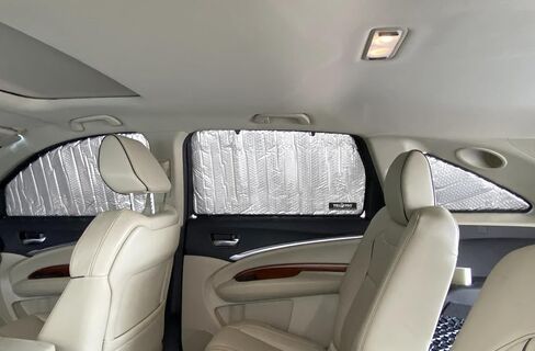 Side Window Front Seat Reflective Sunshade Custom Fit for 2014 2015 2016 2017 2018 2019 2020 2021 Acura MDX SUV, Base, Sport, Hybrid, A-Spec, UV Sun Protection Accessories (Set of 2) in Saudi Arabia