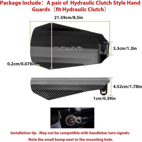 Cutin Mofun Cut Handguards Hand Guards متوافقون مع Harley Touring Street Road King Electra Road Glide Ultra Limited مع عمليات التبديل و Largle-Large 2014-2025 ، Black in Saudi Arabia