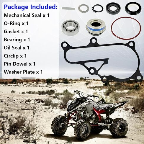Water Pump Seal Gasket Bearing Repair Kit with O-Ring Compatible with Yamaha Raptor 700 700R 2006-2023 in Saudi Arabia