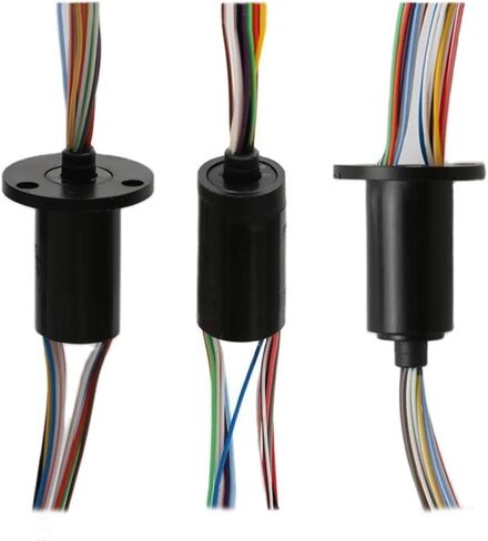 Mini Slip Ring Diameter 12.5mm 18CH Wire 2A Slip Ring Rotary Joint Connector DIY for Closed Circuit Monitoring pan/tilt(U Type 12.5mm 18CH) in Saudi Arabia