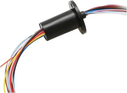Mini Slip Ring Diameter 12.5mm 18CH Wire 2A Slip Ring Rotary Joint Connector DIY for Closed Circuit Monitoring pan/tilt(U Type 12.5mm 18CH) in Saudi Arabia