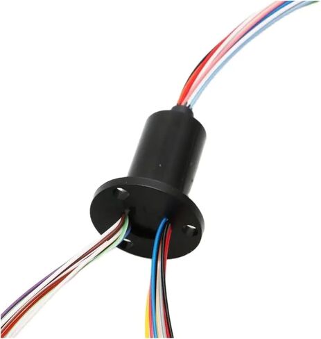 Mini Slip Ring Diameter 12.5mm 18CH Wire 2A Slip Ring Rotary Joint Connector DIY for Closed Circuit Monitoring pan/tilt(U Type 12.5mm 18CH) in Saudi Arabia