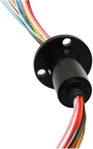 Mini Slip Ring Diameter 12.5mm 18CH Wire 2A Slip Ring Rotary Joint Connector DIY for Closed Circuit Monitoring pan/tilt(U Type 12.5mm 18CH) in Saudi Arabia