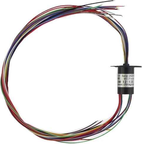 Slip Ring Slip Ring 12 Rings, Current 2a per Ring, Diameter 12.5mm Pan-tilt Slip Ring Support Plate Slip Ring SRM-12-12C in Saudi Arabia