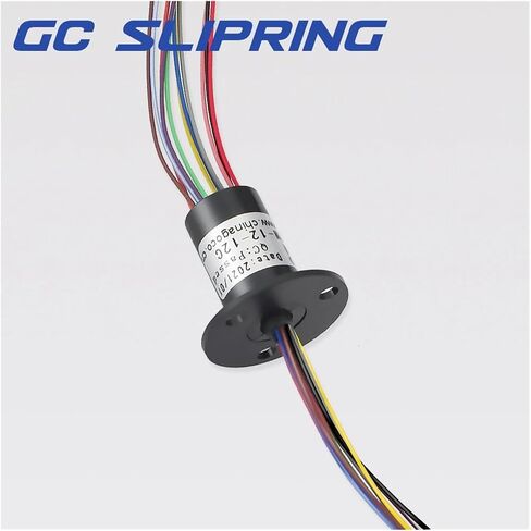 Slip Ring Slip Ring 12 Rings, Current 2a per Ring, Diameter 12.5mm Pan-tilt Slip Ring Support Plate Slip Ring SRM-12-12C in Saudi Arabia