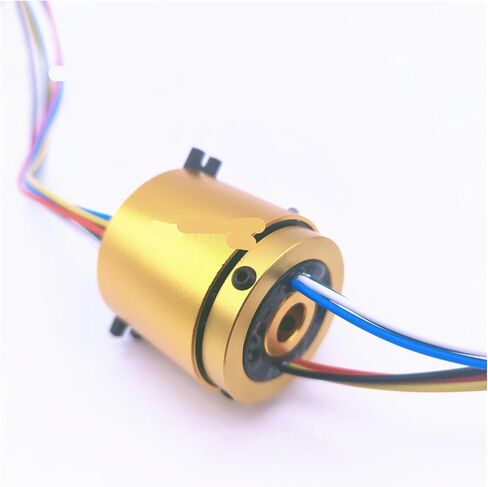 1 Pcs Rotating Conductive Slip Ring Hole 5mm 7mm 10mm 12.7mm 25.4mm 30mm 38.1mm 40mm Collector Slip Ring Inductor(Hole30 Out99 6Wire) in Saudi Arabia