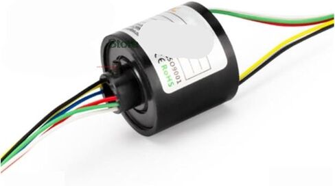 1 Pcs Rotating Conductive Slip Ring Hole 5mm 7mm 10mm 12.7mm 25.4mm 30mm 38.1mm 40mm Collector Slip Ring Inductor(Hole30 Out99 6Wire) in Saudi Arabia