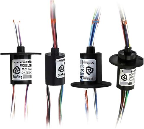1 PCS Mini Capsule Slip Ring SNM012 6 Wire/12 Wire/18 Slip Slip Ring 2A (12Wires C-Flange) in Saudi Arabia