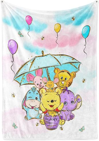 UNIQUE Rabbit Ultra Soft Fleece Baby Blanket 30x40in, Cute Rabbit Baby Blanket, Gender Neutral in Kuwait