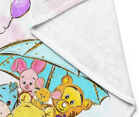 UNIQUE Rabbit Ultra Soft Fleece Baby Blanket 30x40in, Cute Rabbit Baby Blanket, Gender Neutral in Kuwait