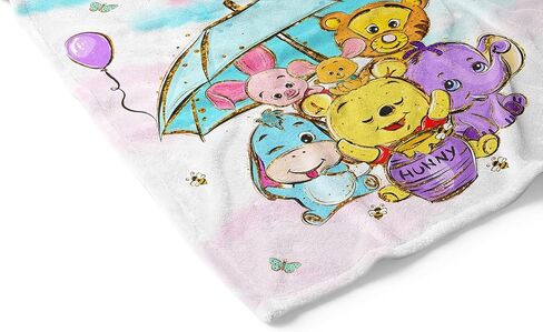 UNIQUE Rabbit Ultra Soft Fleece Baby Blanket 30x40in, Cute Rabbit Baby Blanket, Gender Neutral in Kuwait