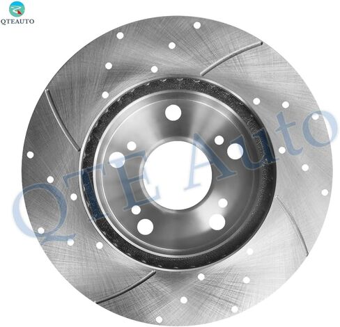 PM Auto Front 262mm Drilled Slotted Brake Disc Rotors For 2012-2015 Honda Civic in Saudi Arabia