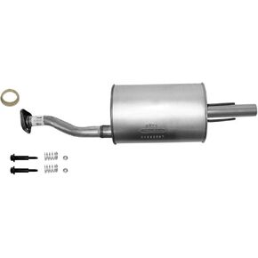 Rear Muffler With Gasket & Bolts Replacement Parts For 2006 2007 2008 2009 2010 2011 Honda Civic 4Dr DX LX EX 1.8 Automatic Built in US or Canada in Saudi Arabia
