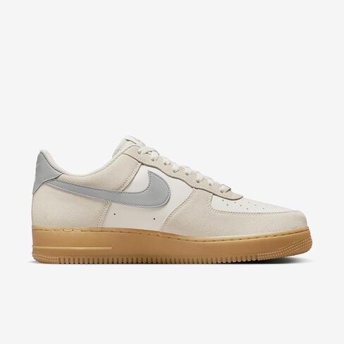 Nike Air Force 1 '07 LV8 أحذية الرجال (FQ8714-002 ، Phantom/Gum Yellow/Summit White/Light Smoke) الحجم 11 in Saudi Arabia