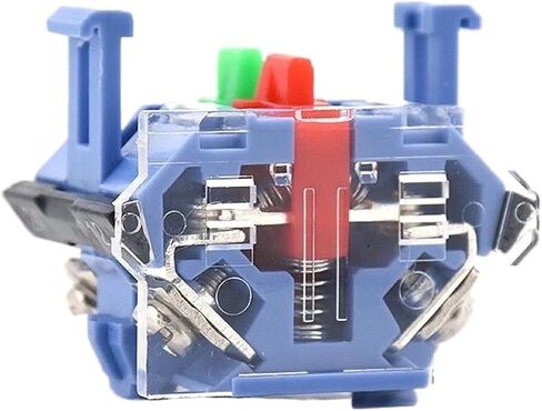 1PCS Silver Contact for Push Button Switch LA39 LA38 1NO1NC 2NO DIY Contact Accessories(2NO-Blue) in Saudi Arabia