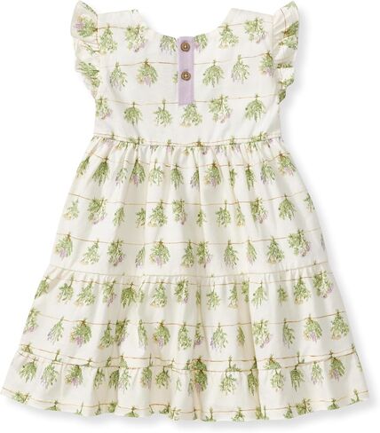 Burt's Bees Baby Baby Girls' Dress, Infant & Toddler, Short & Long-Sleeve, 100% Organic Cotton, Magestic Flags in Saudi Arabia