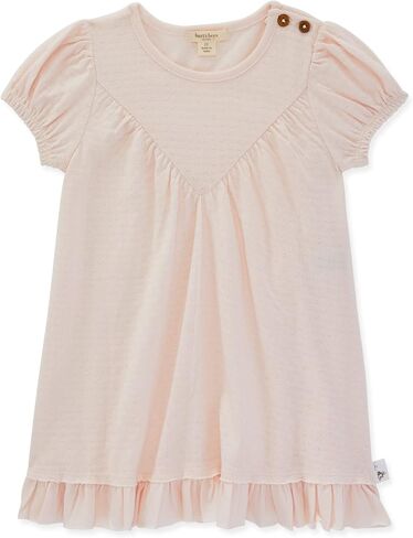 Burt's Bees Baby Baby Girls' Dress, Infant & Toddler, Short & Long-Sleeve, 100% Organic Cotton, Magestic Flags in Saudi Arabia