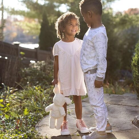 Burt's Bees Baby Baby Girls' Dress, Infant & Toddler, Short & Long-Sleeve, 100% Organic Cotton, Magestic Flags in Saudi Arabia