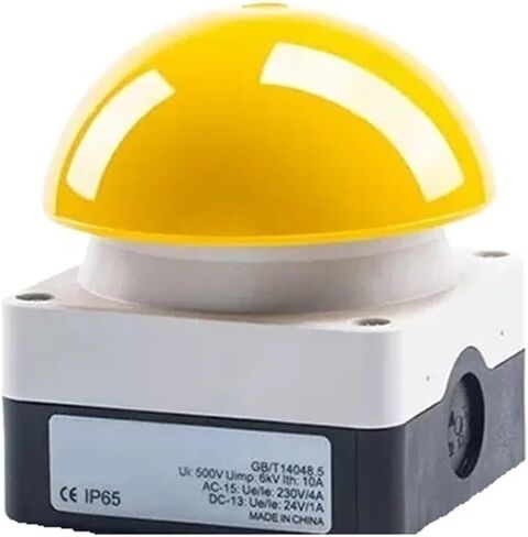 Pedal Switch IP67 Watproof Responder Switch AC/DC Emergency Stop Button Handle Foot Push Self Reset Locked(Self Reset Black,20 PCS_1NO-1NC) in Saudi Arabia