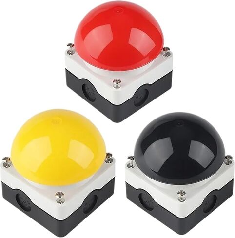 مفتاح دواسة IP67 WATPONTER SWITCH AC/DC زر الطوارئ زر التوقف مقبض القدم الضغط على إعادة تعيين الذات مقفل (إعادة تعيين ذاتي الأسود ، 20 PCS_1NO-1NC) in Saudi Arabia