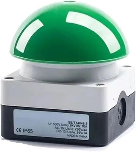 Pedal Switch IP67 Watproof Responder Switch AC/DC Emergency Stop Button Handle Foot Push Self Reset Locked(Self Reset Black,20 PCS_1NO-1NC) in Saudi Arabia