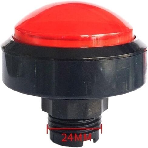 1PCS Game Accessories Button 60mm محدب دائرة كبيرة مع زر تبديل الزر Machine Game Game Reset in Saudi Arabia