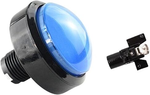 1PCS Game Accessories Button 60mm محدب دائرة كبيرة مع زر تبديل الزر Machine Game Game Reset in Saudi Arabia