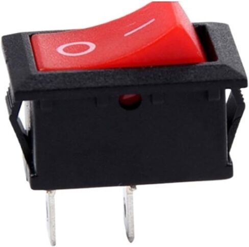 5PCS KCD1 Red Boat Car Rocker Switch On-Off 2Pin 3Pin 6A 220V 10A 125V Button 15 * 21mm(2Pin) in Saudi Arabia