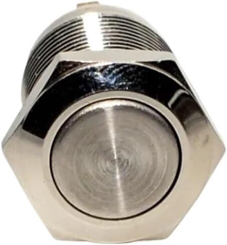 50pcs 12mm لوحة ثقب زر التبديل زر الضغط الزر شقة/عالي الرأس لحظة (رأس مرتفع) in Saudi Arabia